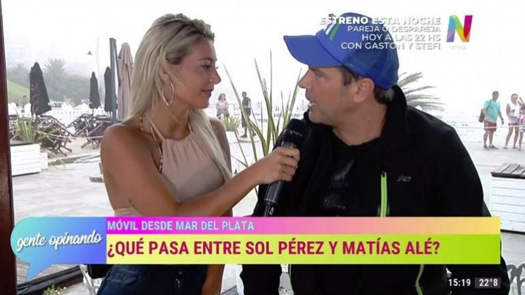 Sol Pérez había entrevistado a Matías Alé para Involucrados