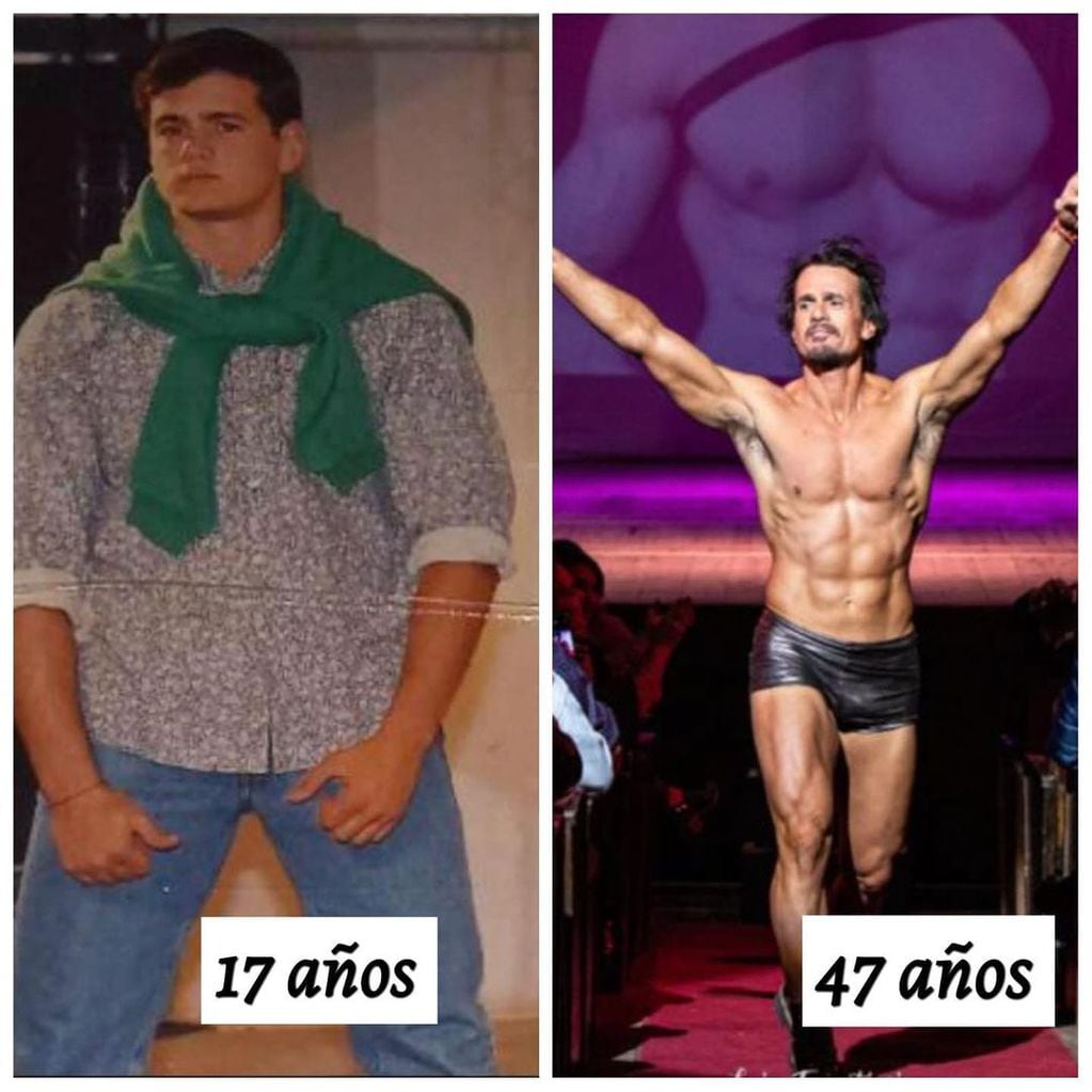 El antes y después de Christian Sancho