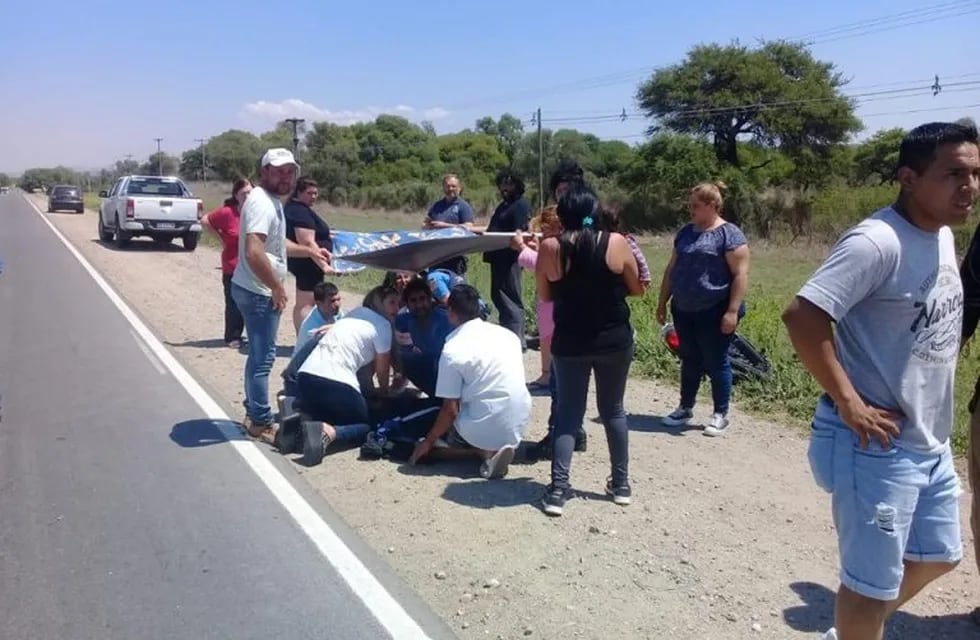 Malagueño: accidente de tránsito con heridos