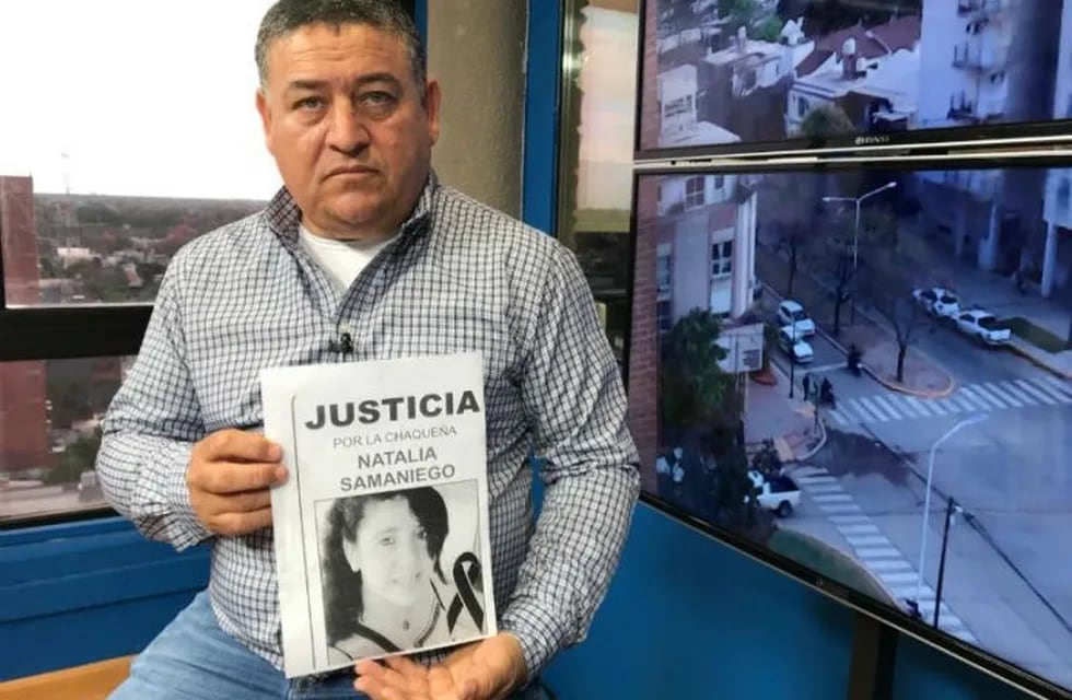 Ramón Samaniego, padre de Natalia pide Justicia por el femicidio de su hija.