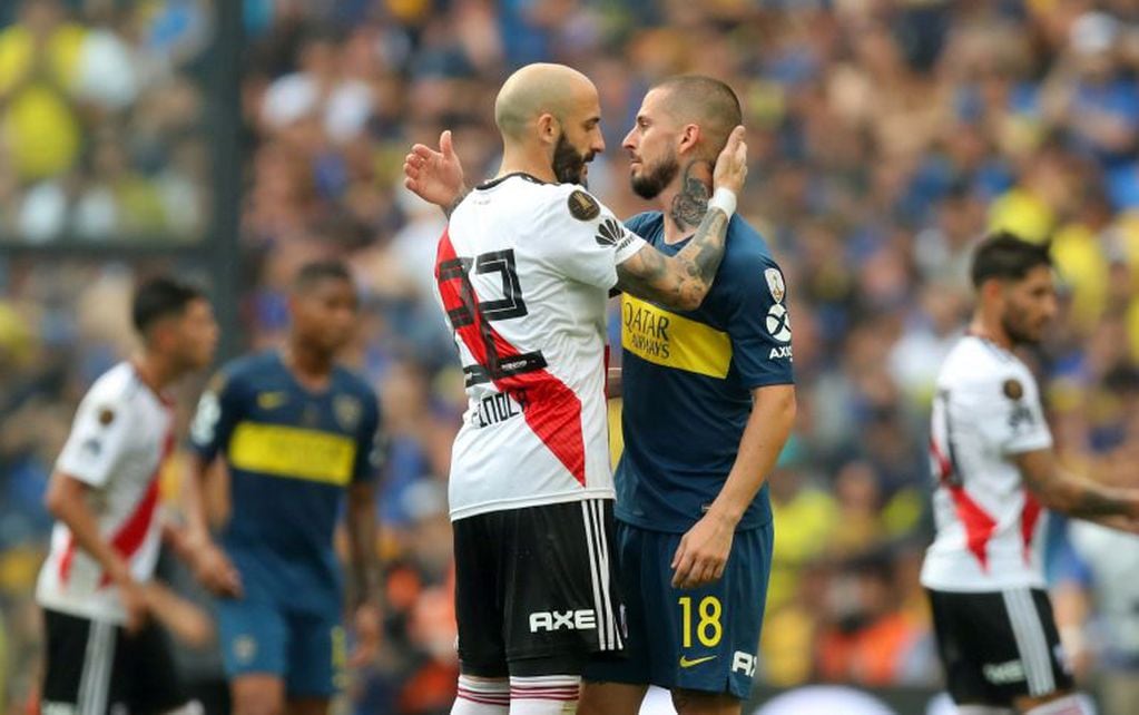 Javier Pinola admitió:“Tengo ganas de volver a jugar una final contra Boca" (Foto: REUTERS/Marcos Brindicci)