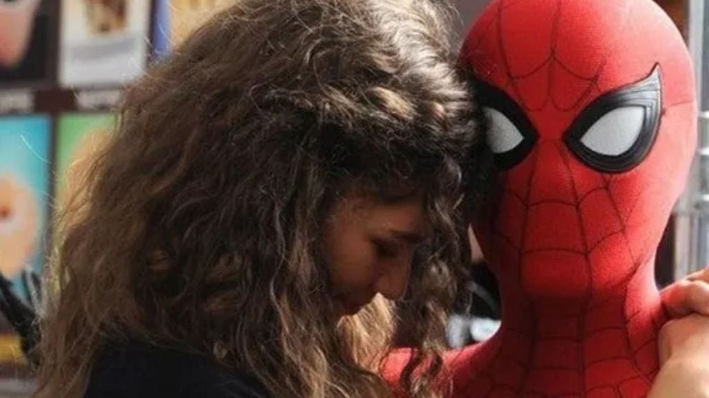 Tom Holland y Zendaya durante la última película de Spider-man (No hay Home).
