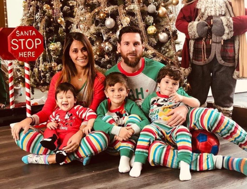 La foto navideña de los Messi y un detalle que se llevó todas las miradas