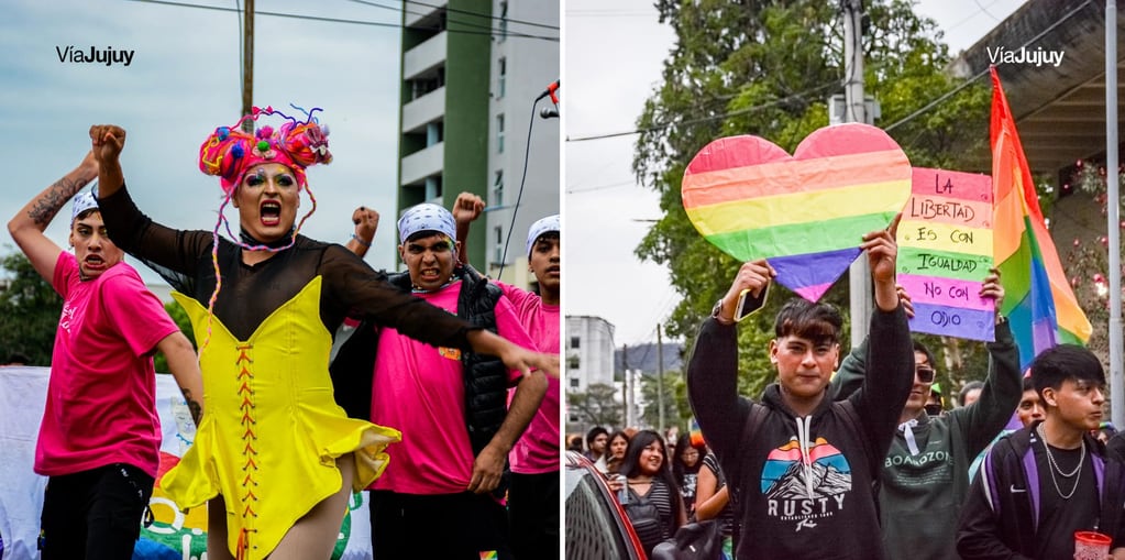 Este año la Comisión Organizadora de la Marcha del Orgullo homenajeó a Rubén Rocabado "La Hechicera", uno de los primeros activistas de la comunidad LGBT+, en Jujuy.