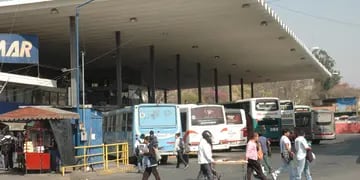 Antigua terminal de ómnibus de Jujuy