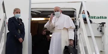 El papa Francisco llegó a Irak.