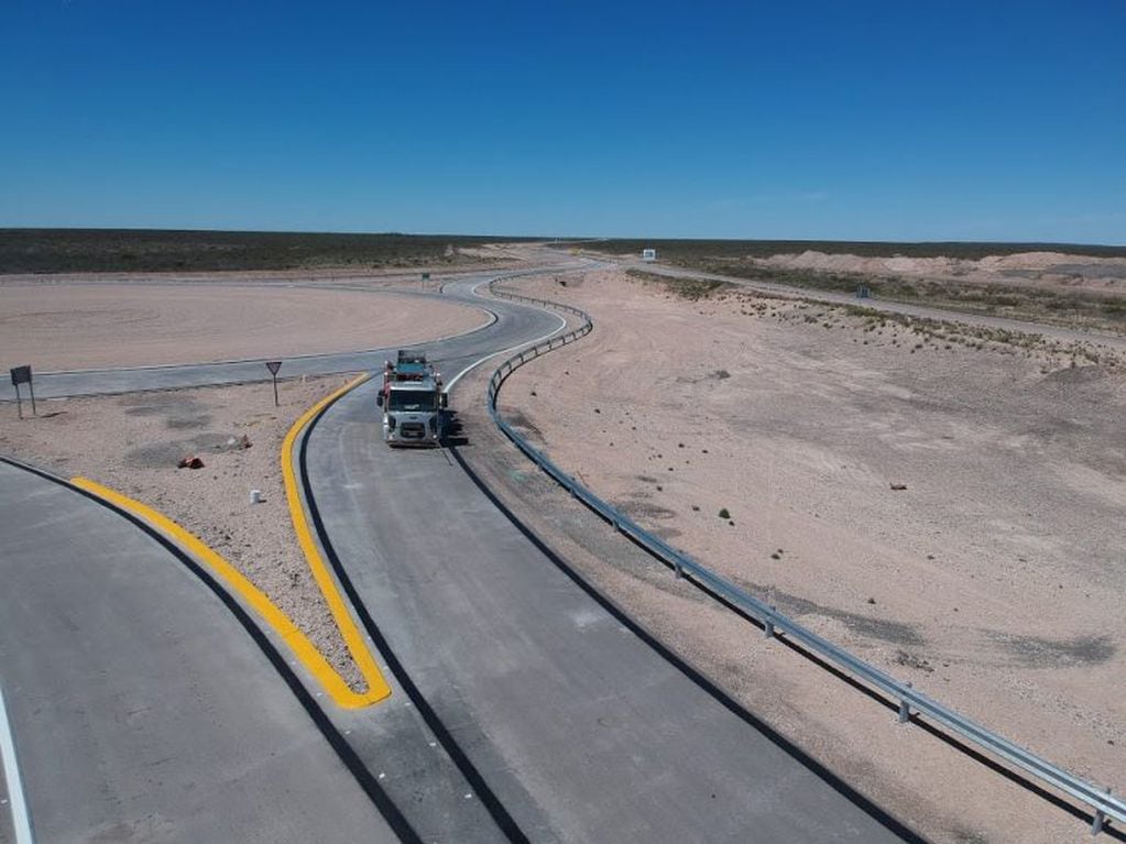 Vista panorámica de la obra que se realizó en Río Negro (web).