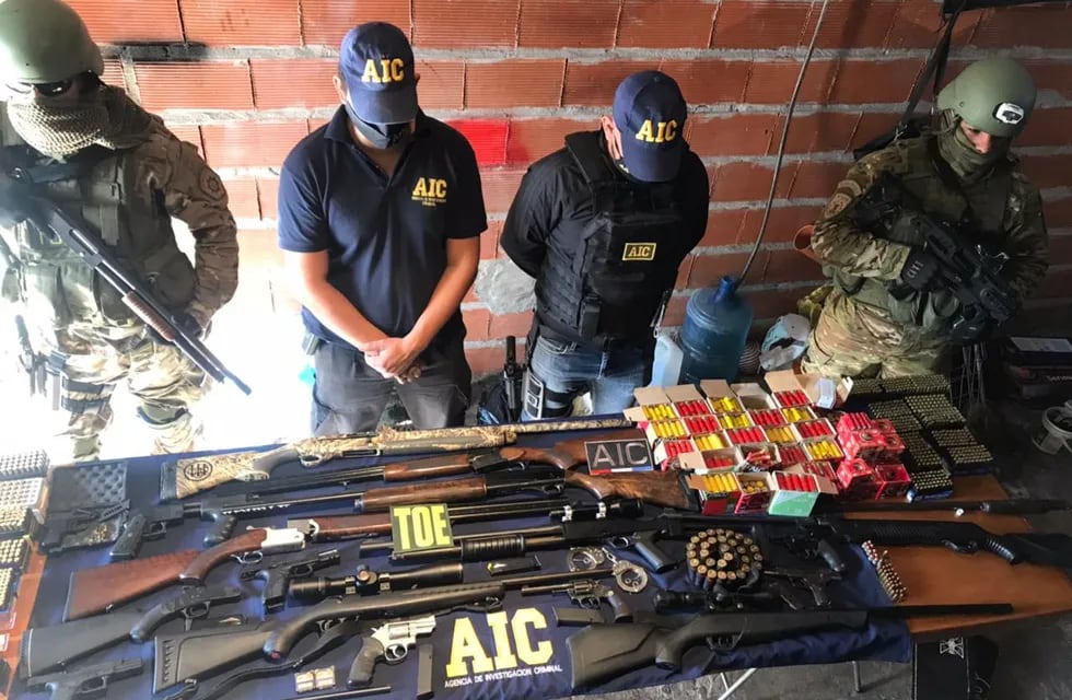 La Agencia de Investigación Criminal (AIC) desbarató la operatoria mediante allanamientos realizados a principios de mayo. (Ministerio de Seguridad de Santa Fe)