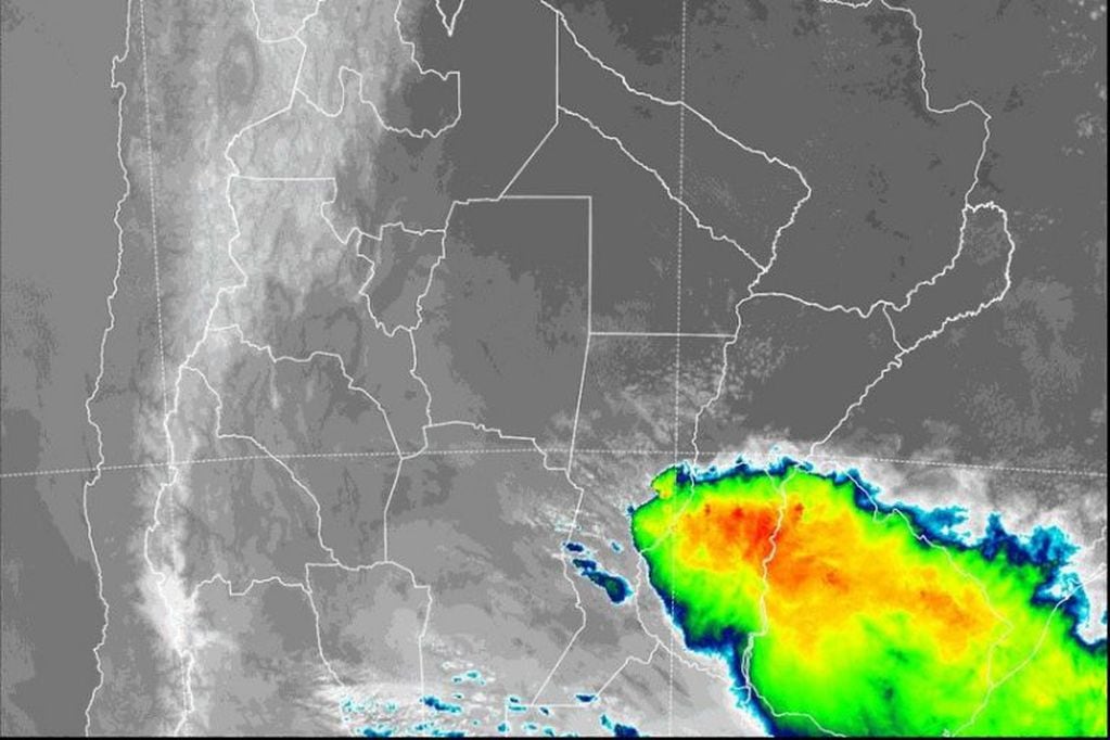 Alerta por tormentas intensas para el sur y centro de Corrientes.