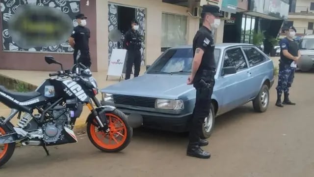 Efectivos policiales secuestran automóvil con dominio adulterado en Bernardo de Irigoyen