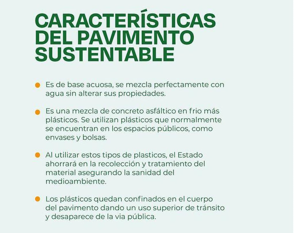 Virtudes y ventajas que presenta el pavimento sustentable desarrollado en Jujuy.
