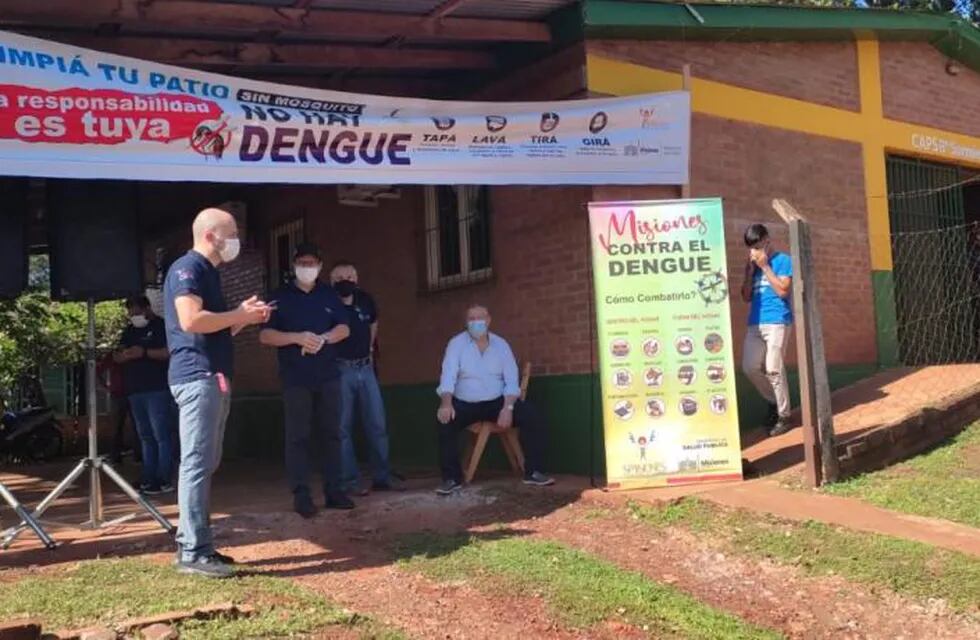 Eldorado: inició esta jornada una nueva campaña contra el dengue.
