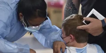 Vacunación Covid de niños de 5 a 11 años en Córdoba.