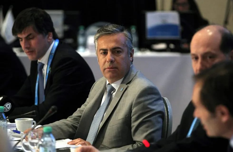 Cornejo en la Cumbre del Mercosur 2017.