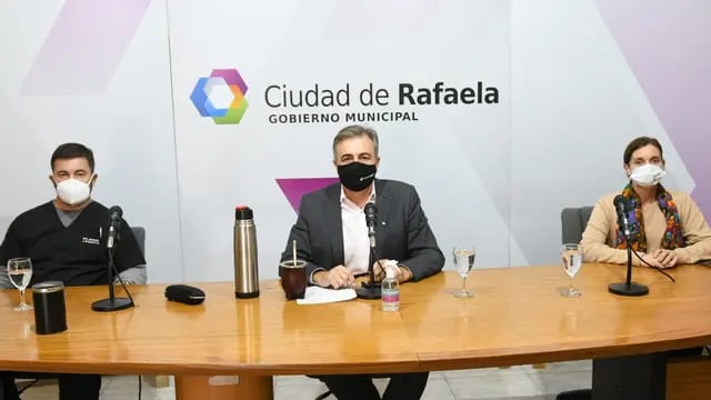 Conferencia de prensa sobre situación epidemiológica en Rafaela al 18/05/2021