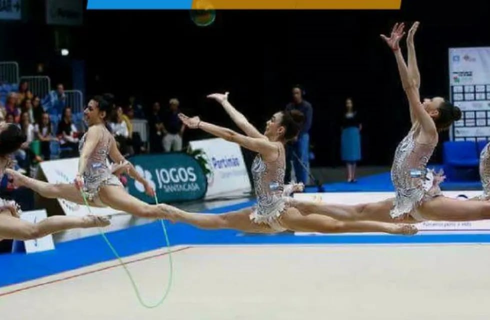 Cordobesas, bronce en gimnasia rítmica en los Juegos Odesur 2018