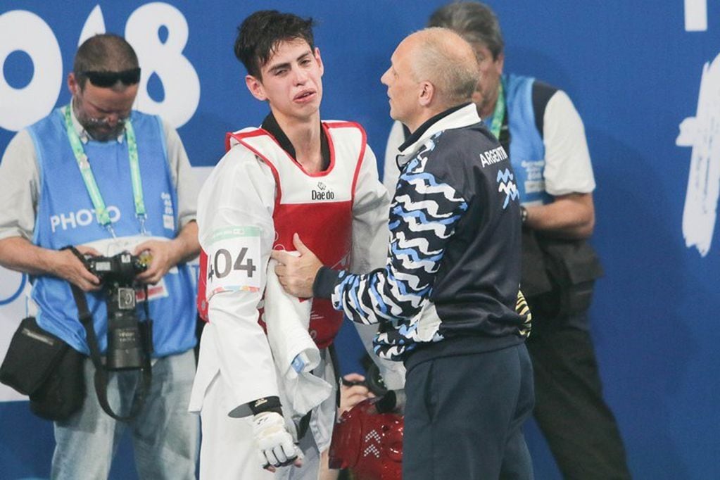 El taekwondista José Luis Acuña y el dolor de no poder pelear por una medalla (Buenos Aires 2018)