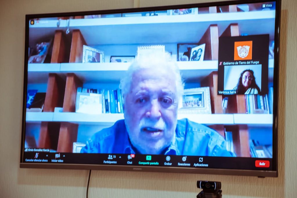 Ginés González García, director de la Universidad Isalud, estuvo presente en el encuentro virtual.