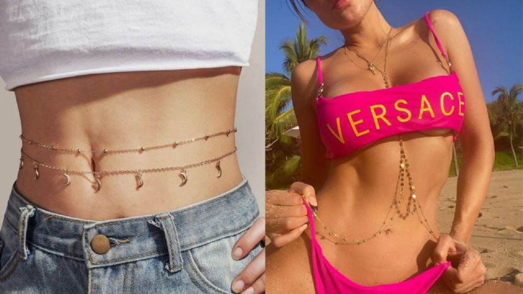 La moda del Belly Chain que eligen las famosas este verano.