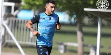 Martín Rivero tuvo un buen partido en Belgrano en el debut contra Mitre