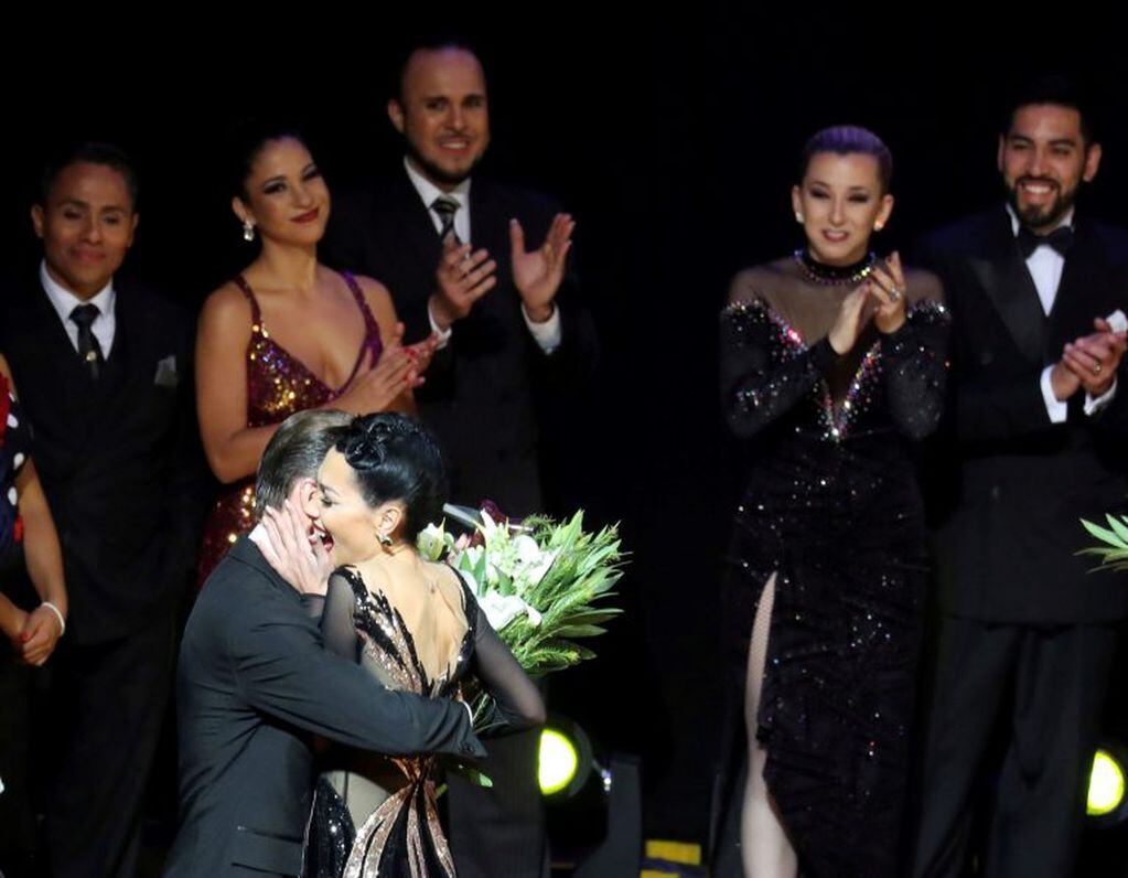 Los rusos obtuvieron el primer premio en la categoría "escenario" del Mundial de Tango 2018.  (Reuters)