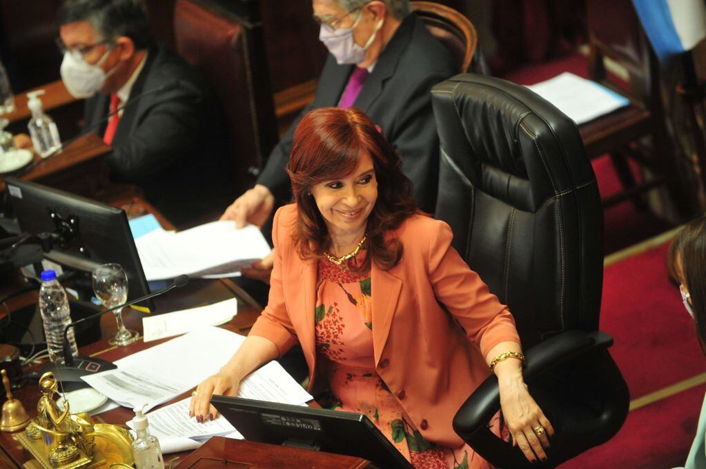 La vicepresidenta Cristina Fernández de Kirchner. (Foto: Clarín)