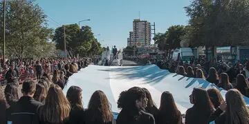 Desfile tradicional del 25 de mayo en San Luis