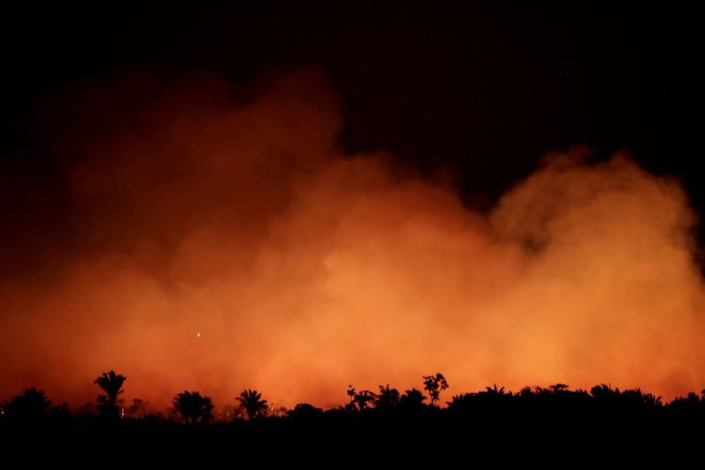Los incendios en el Amazonas.
