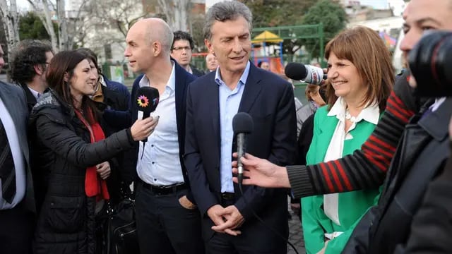 Horacio Rodríguez Larreta, Mauricio Macri y Patricia Bullrich