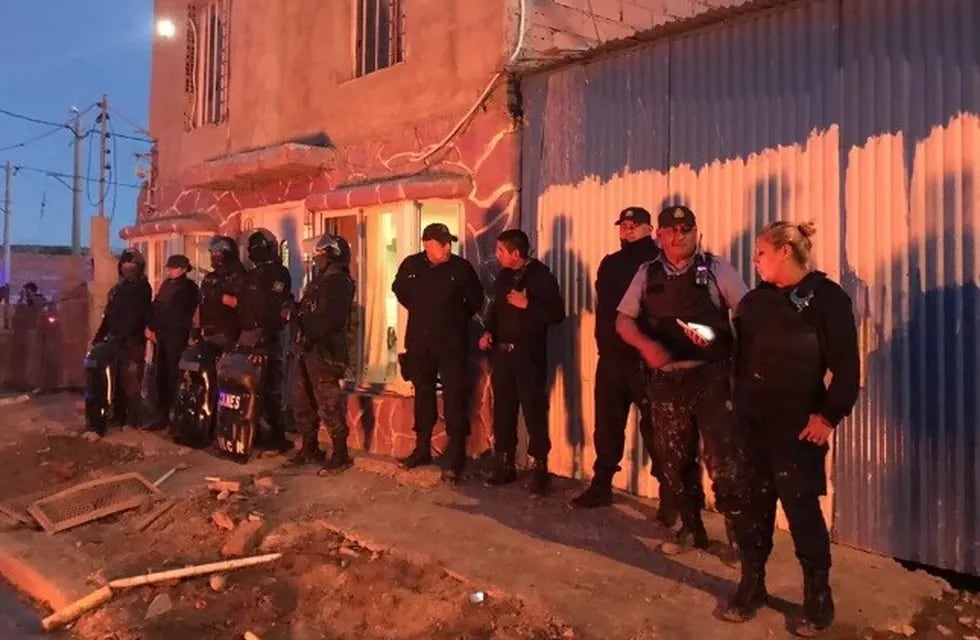 Se desplegó un fuerte operativo policial en Fracción 14