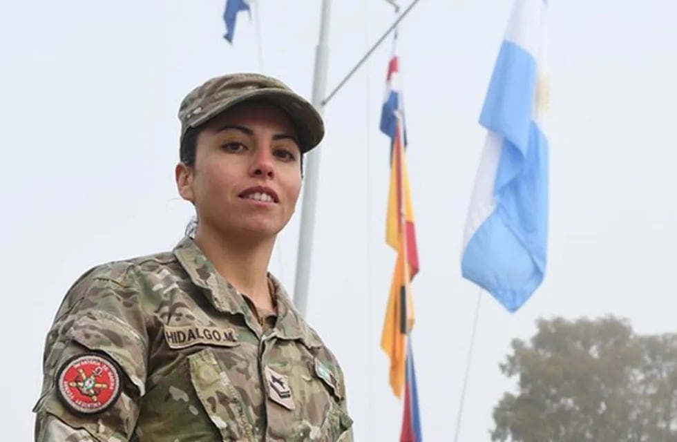 Marcela Hidalgo (25) prestará servicio por 6 meses sumándose a los Cascos Azules de diferentes países en la Misión por la Paz en Chipre. (Foto: Gaceta Marinera)