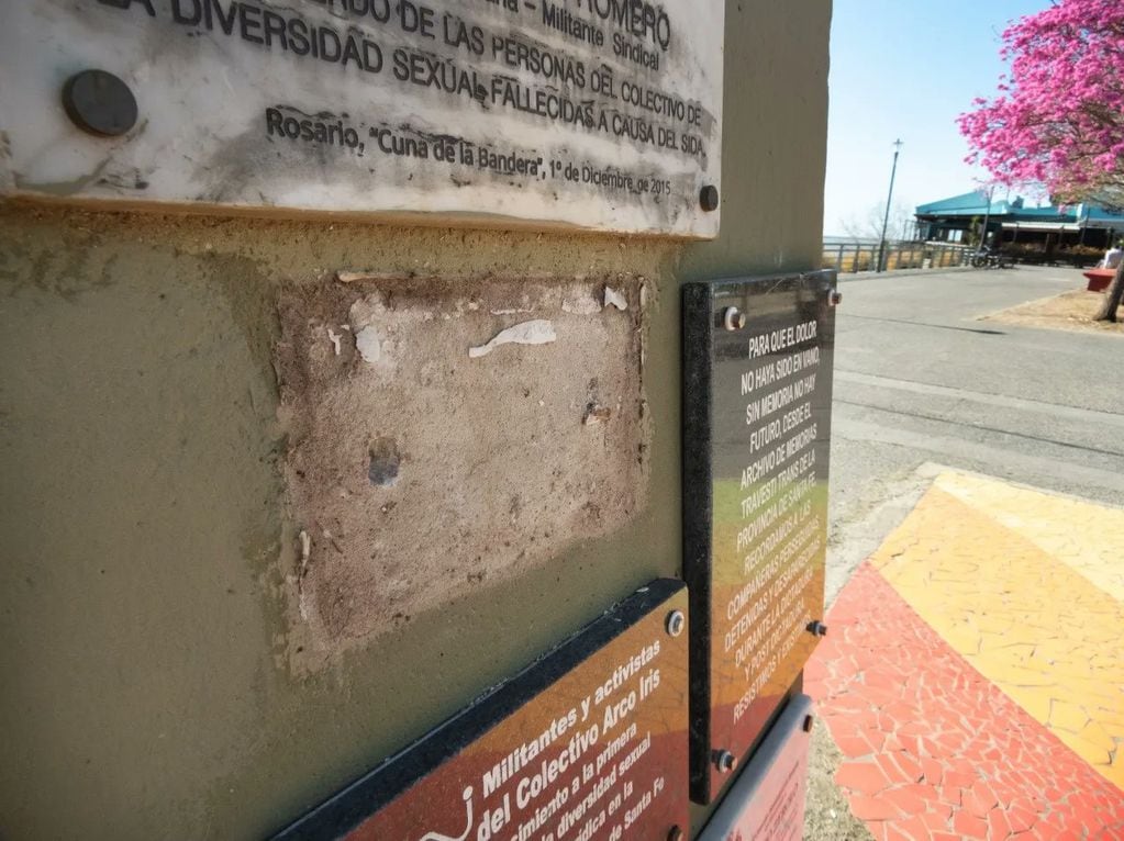 El ataque vandálico generó el repudio de la Municipalidad pasado el fin de semana.