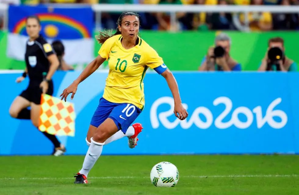Marta, la estrella de Brasil. Foto: EFE.