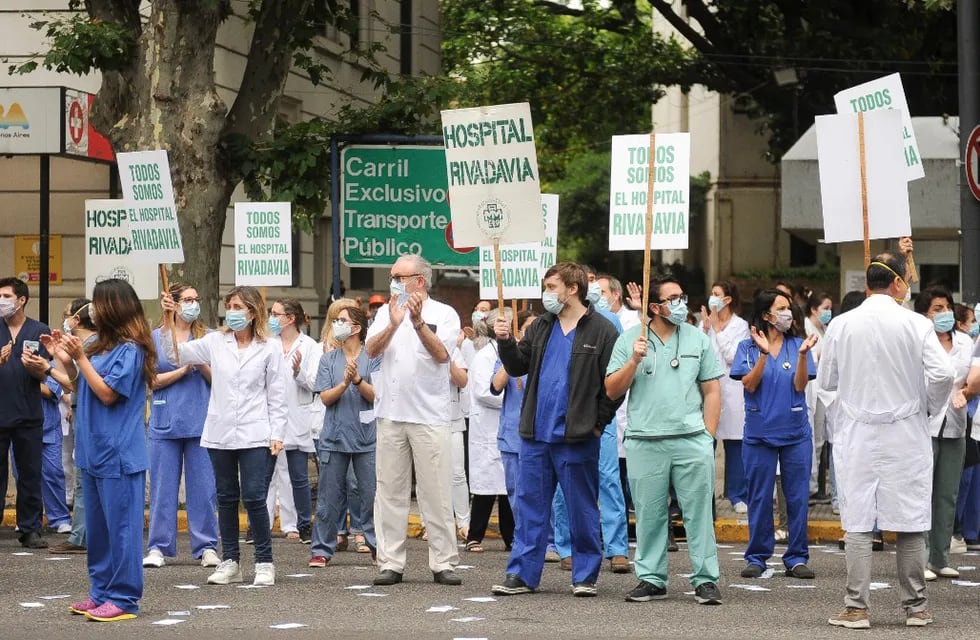 Médicos del hospital Rivadavia. (Foto de archivo: Federico López Claro)