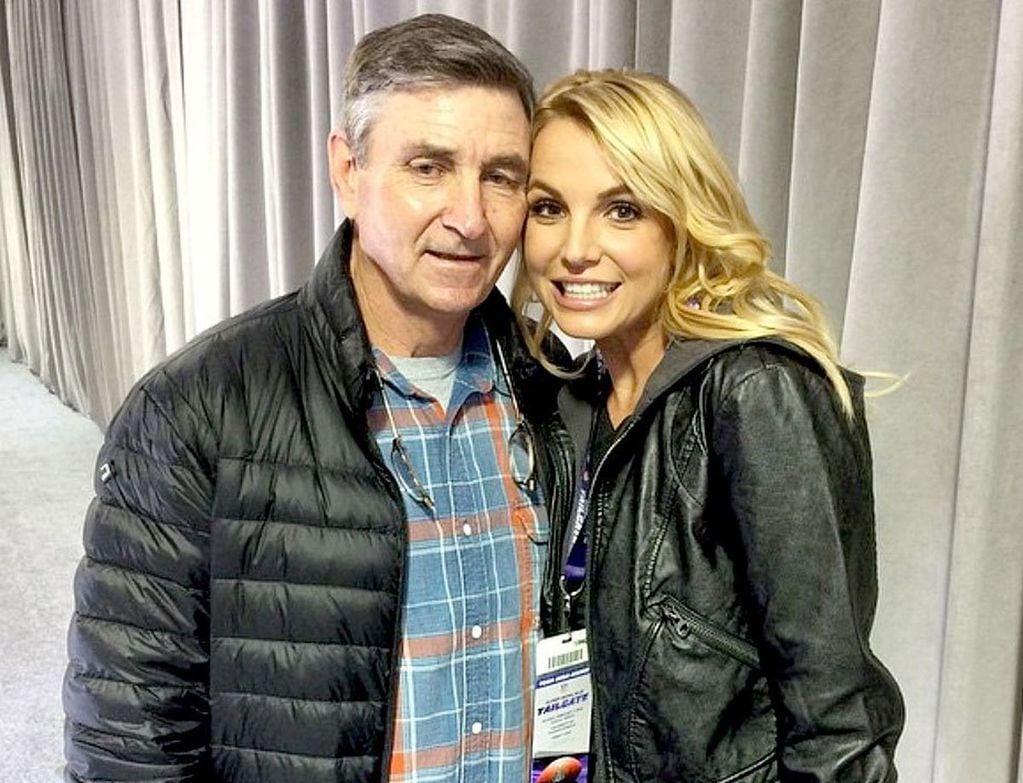 Britney Spears y su padre, a quien denunció por ser su tutor personal y profesional durante 13 años.