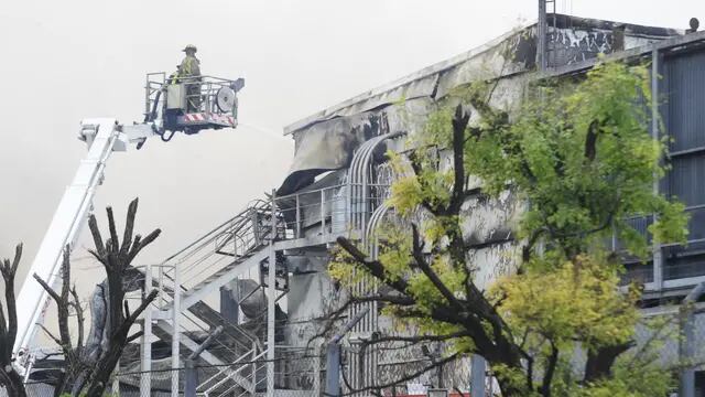 Incendio en una panificadora de San Fernando