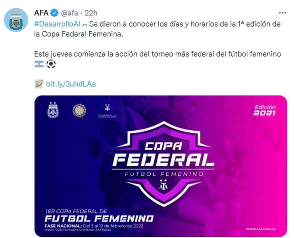 AFA - Copa Federal Fútbol Femenino
