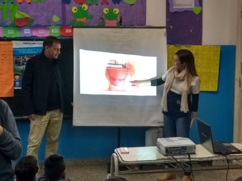 Charla de Salud Bucal en la escuela República Italiana, Alta Gracia.