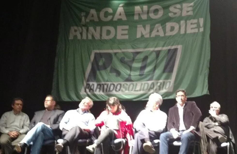 El partido que dirige Carlos Heller organizó un acto en Mendoza.