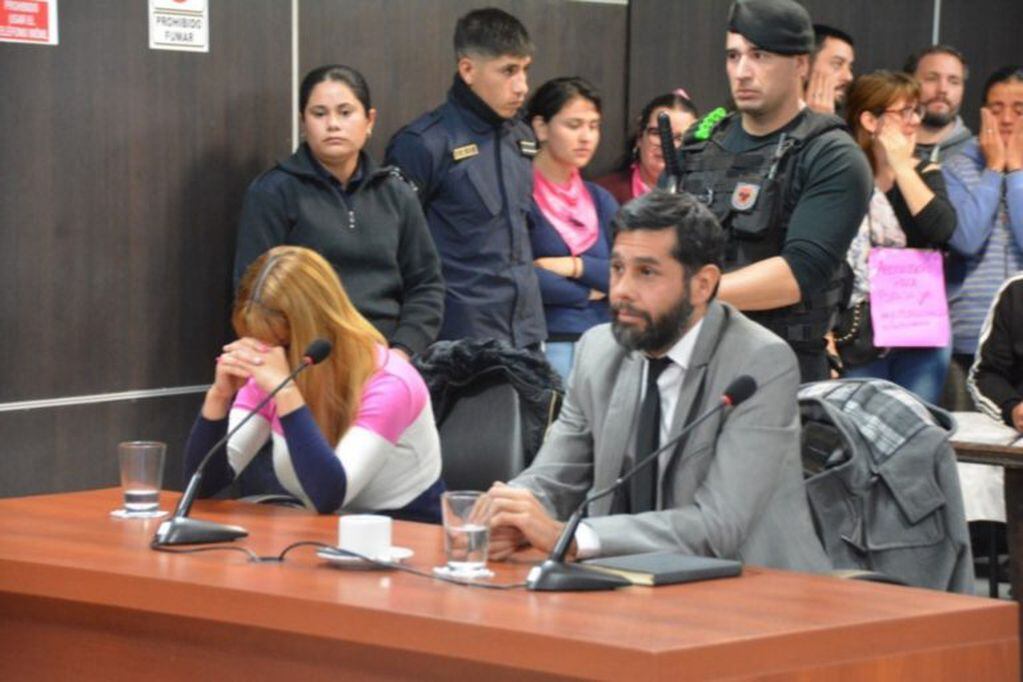 Brisa Sanchez el día del veredicto. Foto: El Diario de la República.