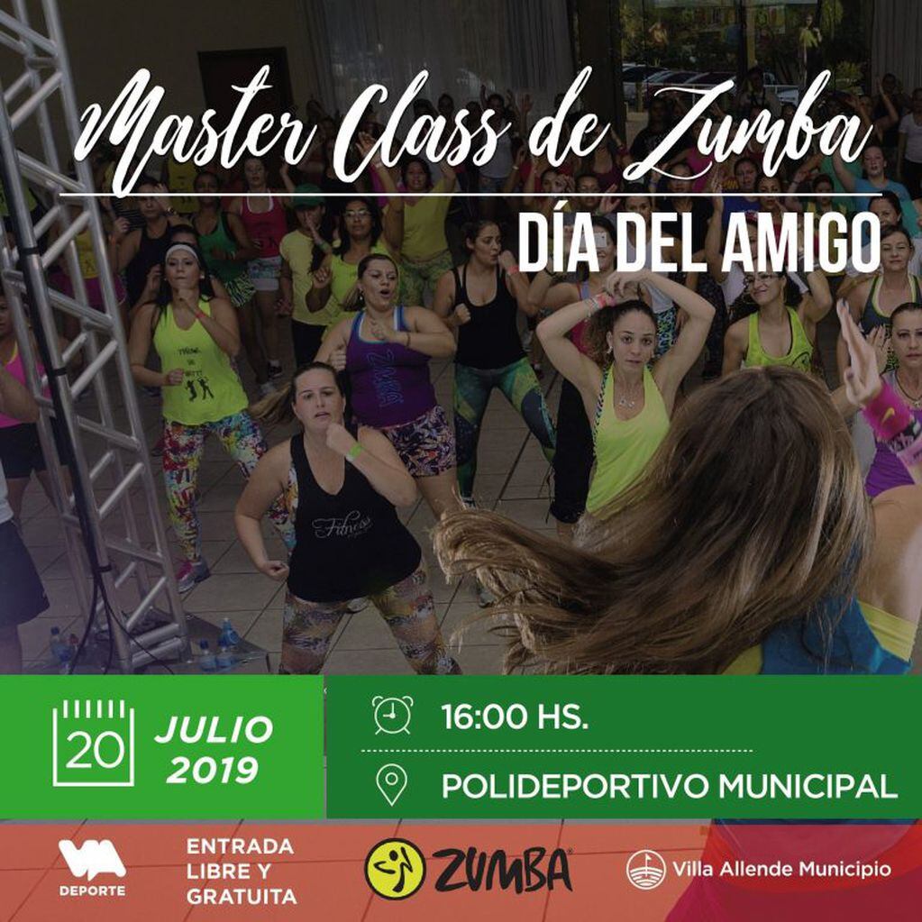 Master Class de Zumba - Villa Allende
