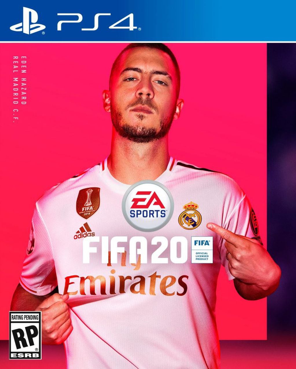 El belga Eden Hazard, de Real Madrid, figurará en la portada del juego. Foto: EA Sports via AP.