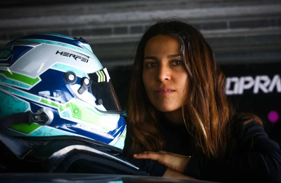Julieta Gelvez debutó en la Liga Speedagro Racing, que se disputó en Toay, La Pampa, y va por más.