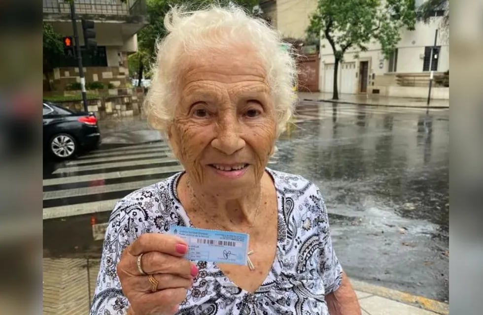 Un ejemplo: santafesina de 102 años votó.