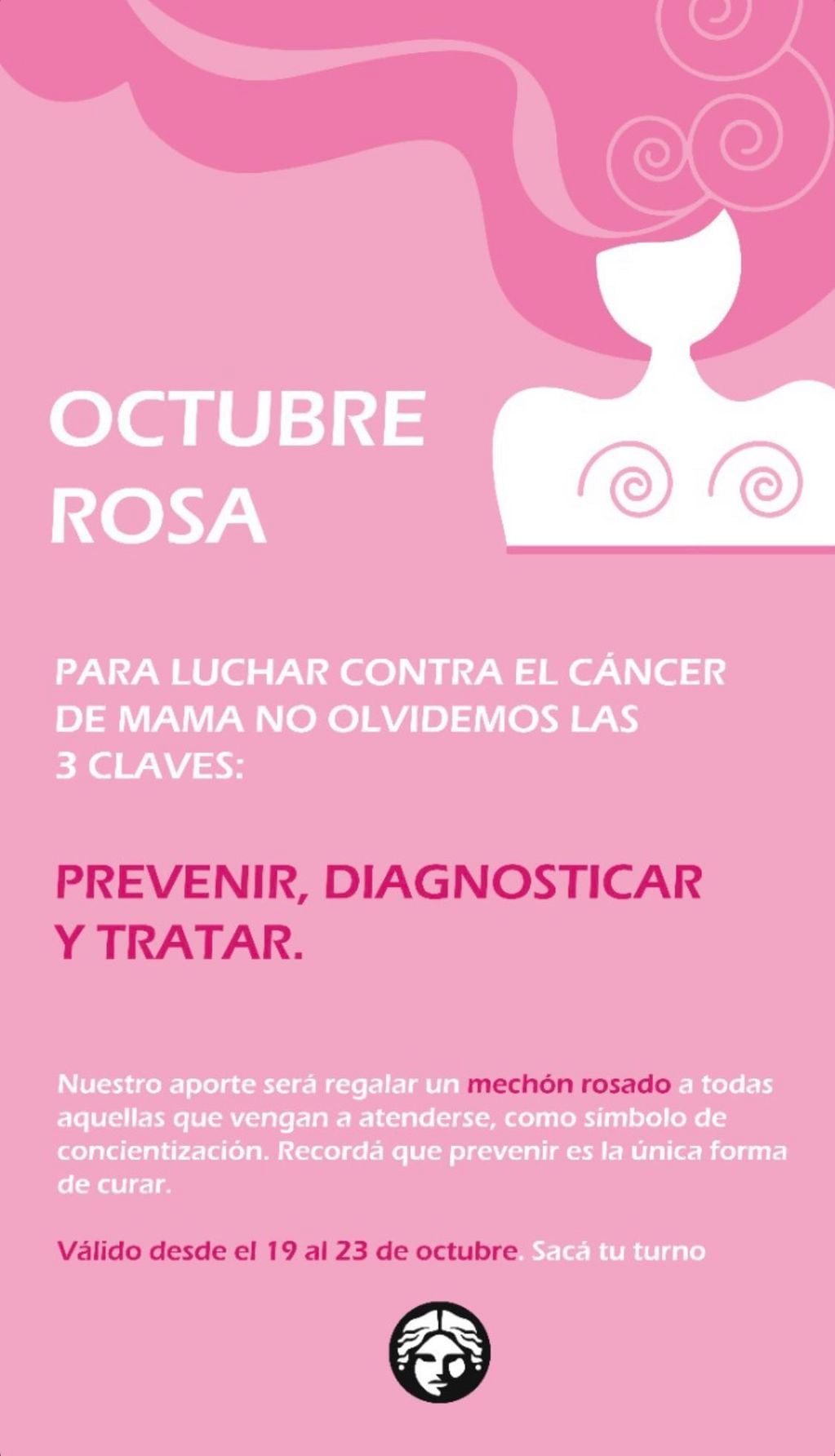 La original iniciativa de la peluquería Maldita para concientizar sobre el cáncer de mama.