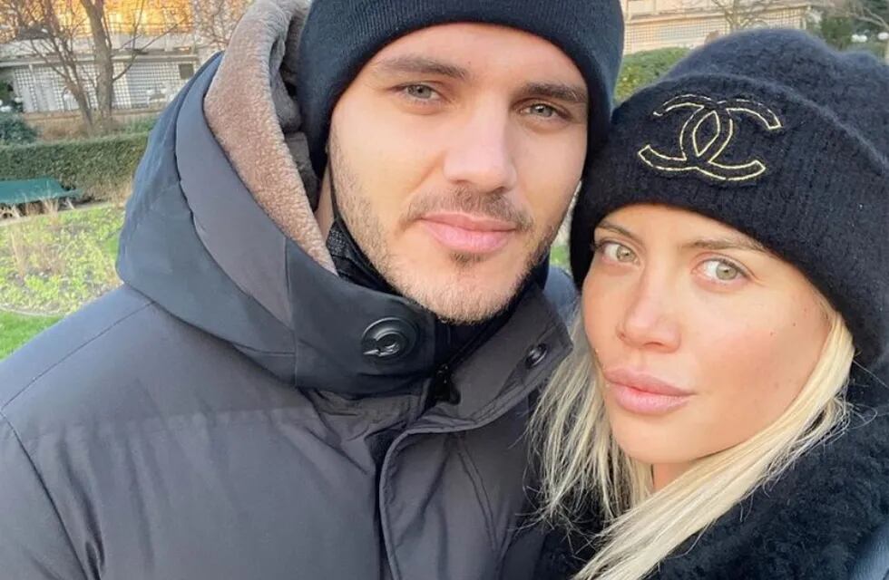 Wanda Nara y Mauro Icardi.