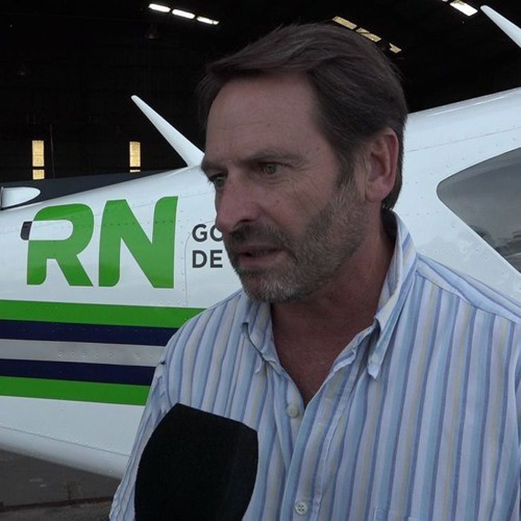 Director de Aeronáutica de la provincia, José María Scheverin (web).