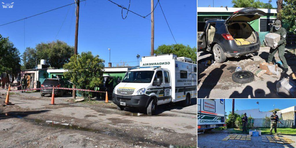 Interceptaron un sujeto que venía a Córdoba con más de 41 kilos de marihuana. El vehículo colisionó contra una vivienda al intentar escapar.