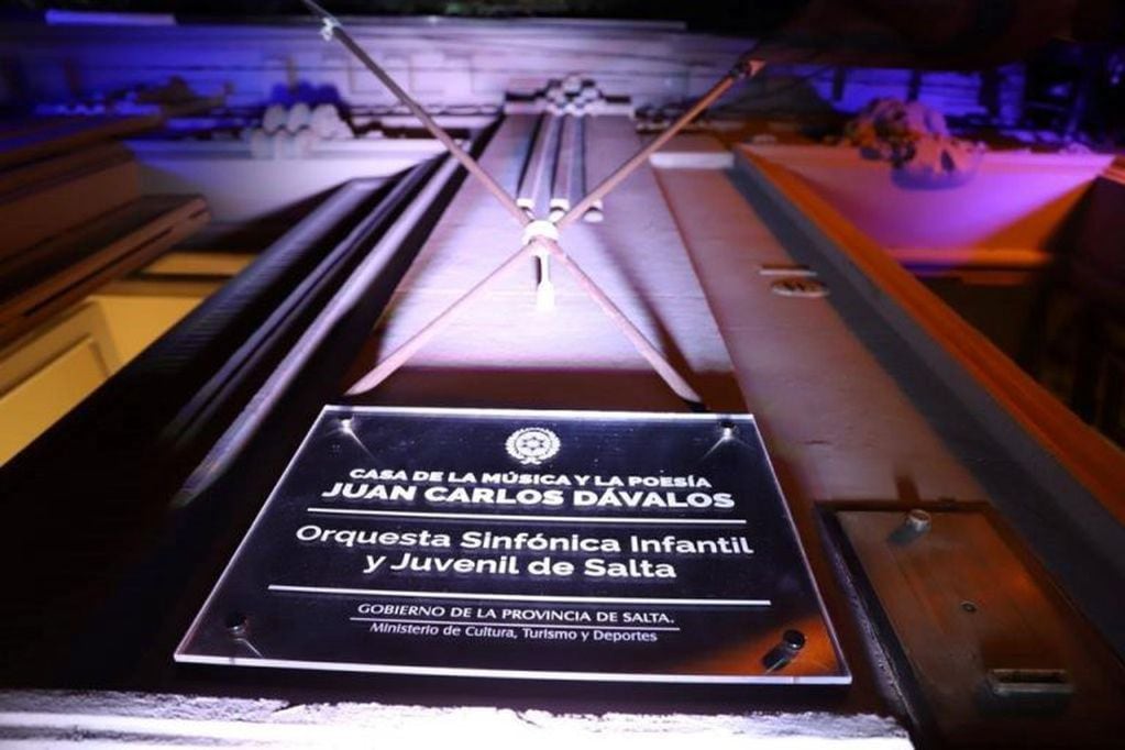 Inauguración de la Casa de la Música y Poesía Juan Carlos Dávalos (Facebook Juan Manuel Urtubey)