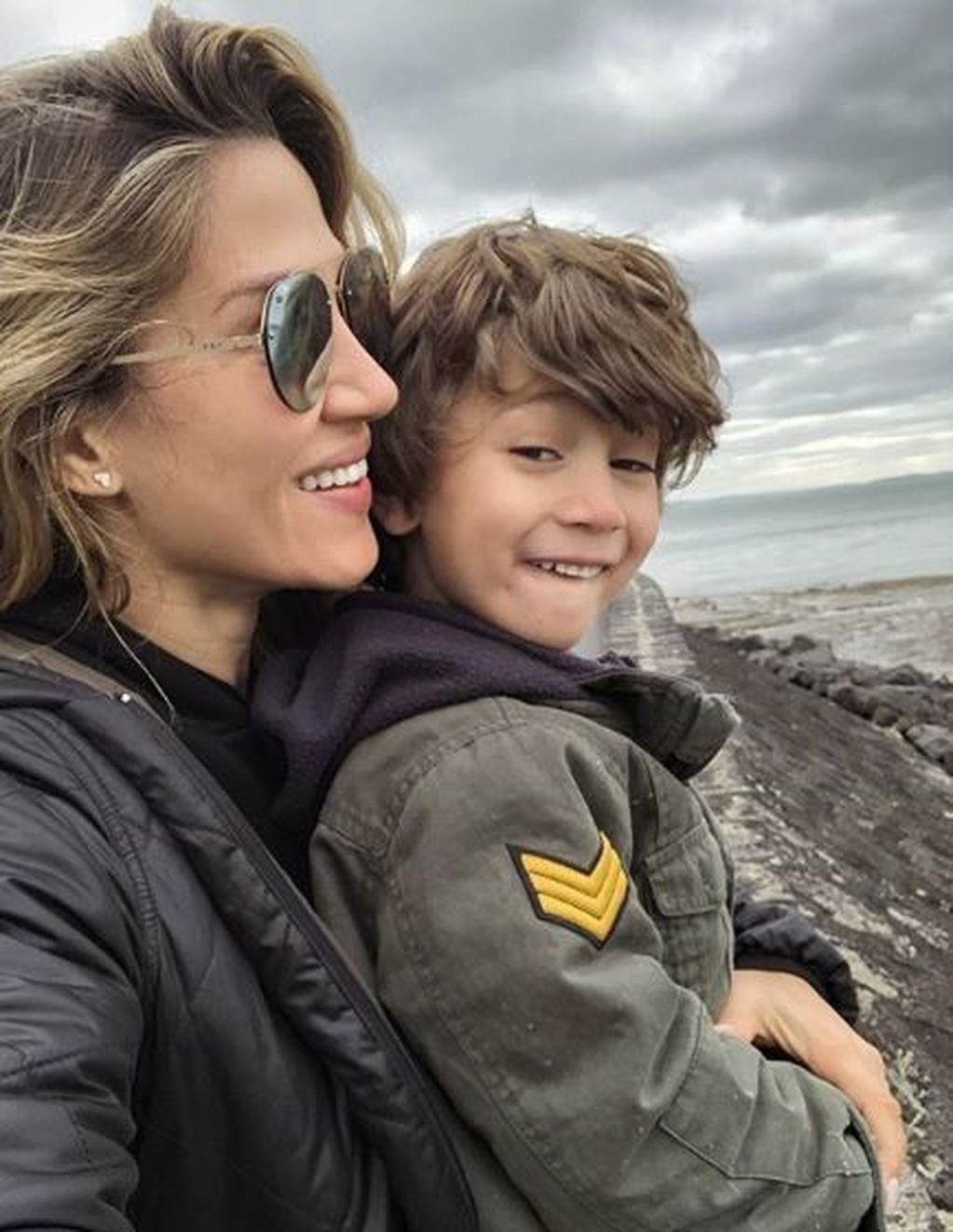 Jimena Barón junto a su hijo Morrison Osvaldo (Instagram)